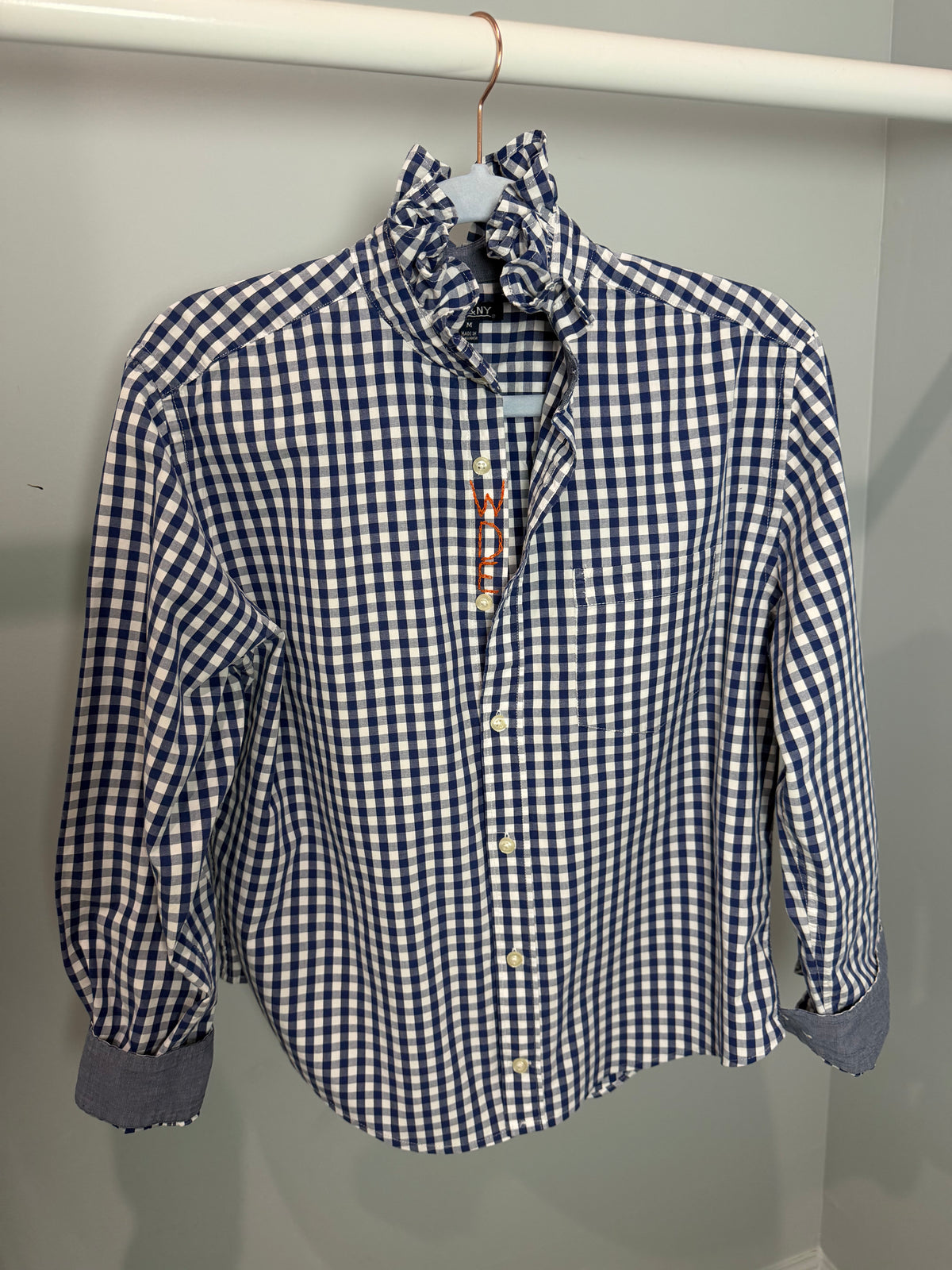 Lula’s Ruffled Gameday shirt Auburn