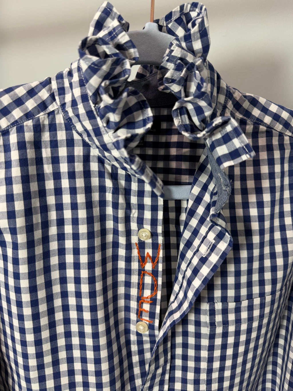 Lula’s Ruffled Gameday shirt Auburn