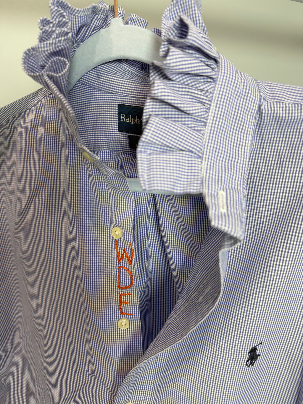 Lula’s Ruffled Gameday shirt Auburn