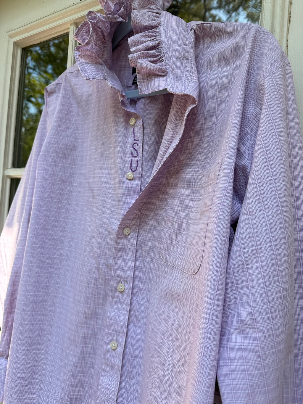 Lula’s Ruffled Gameday Shirt LSU
