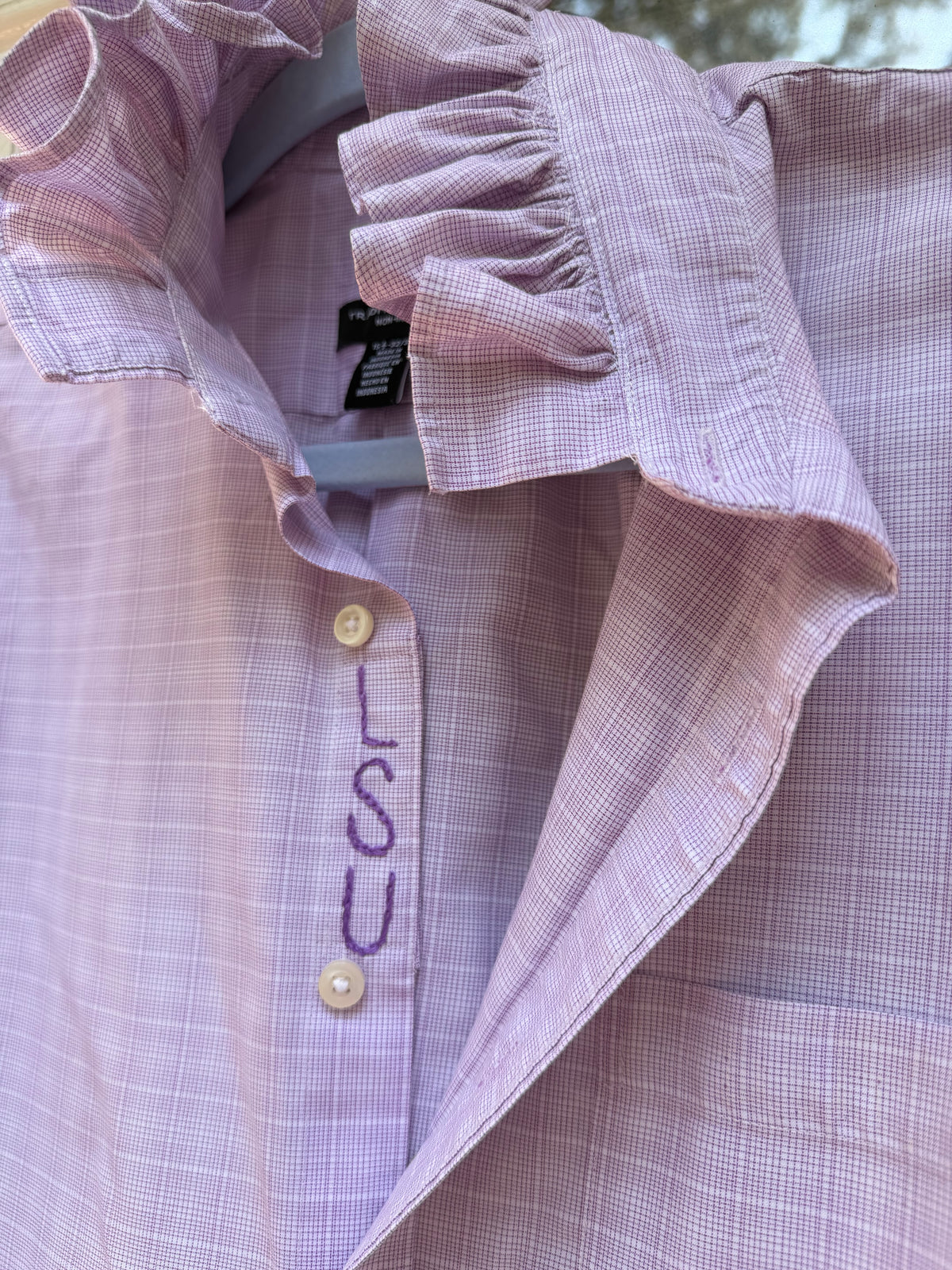 Lula’s Ruffled Gameday Shirt LSU