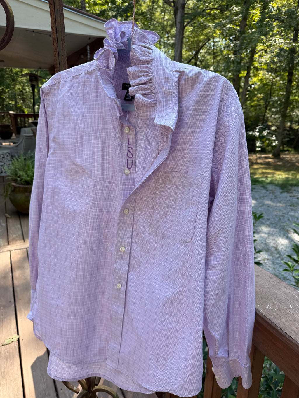 Lula’s Ruffled Gameday Shirt LSU