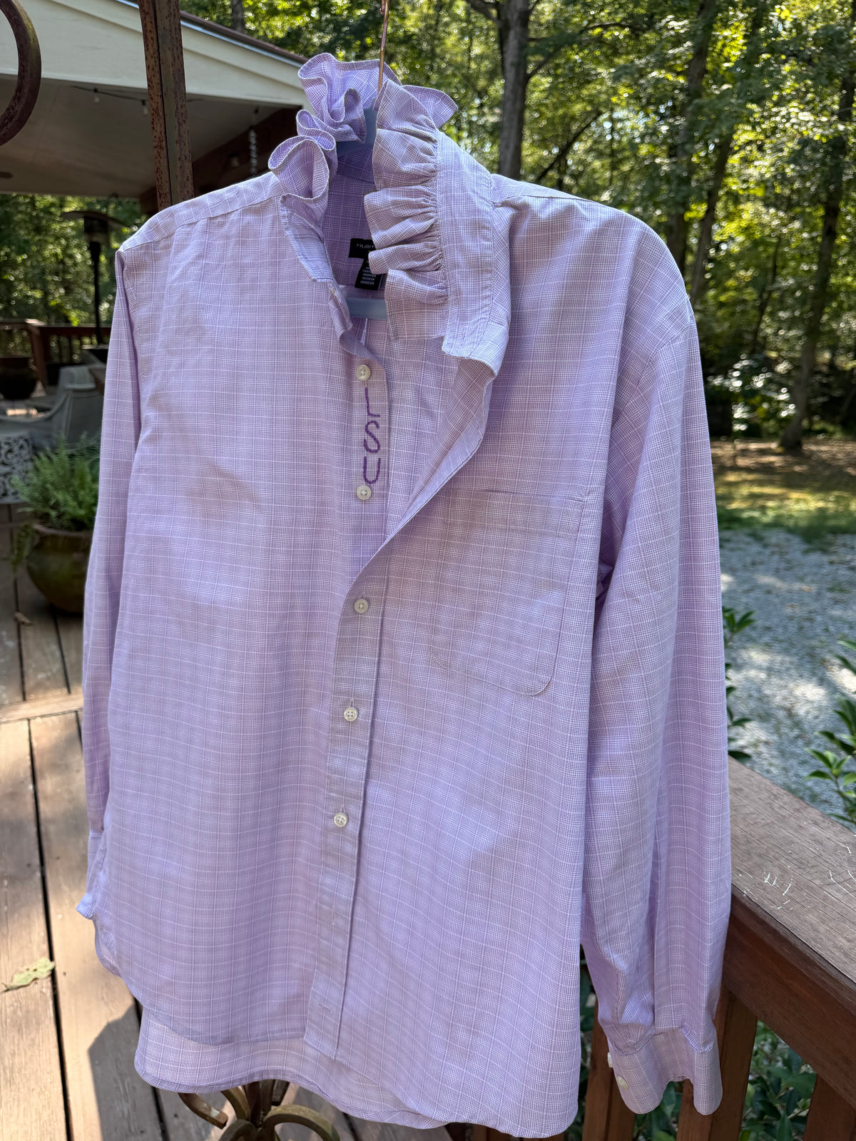 Lula’s Ruffled Gameday Shirt LSU
