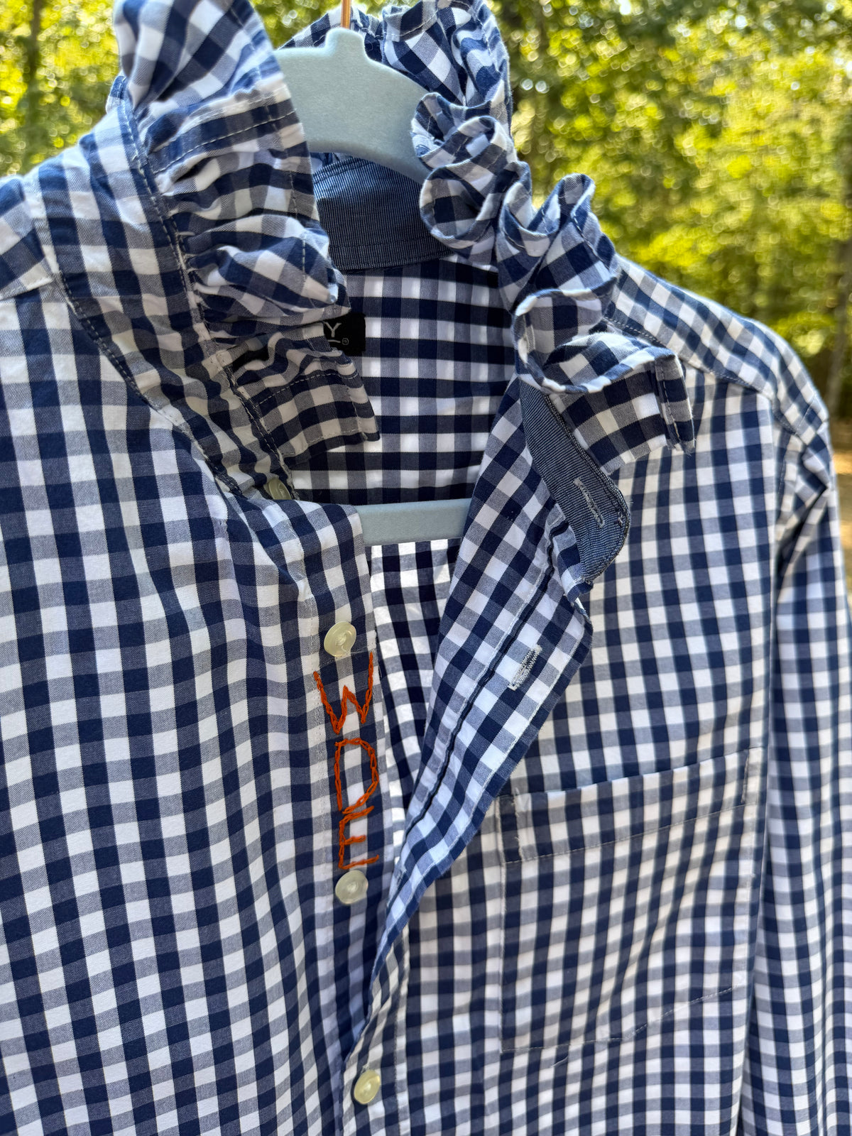 Lula’s Ruffled Gameday shirt Auburn