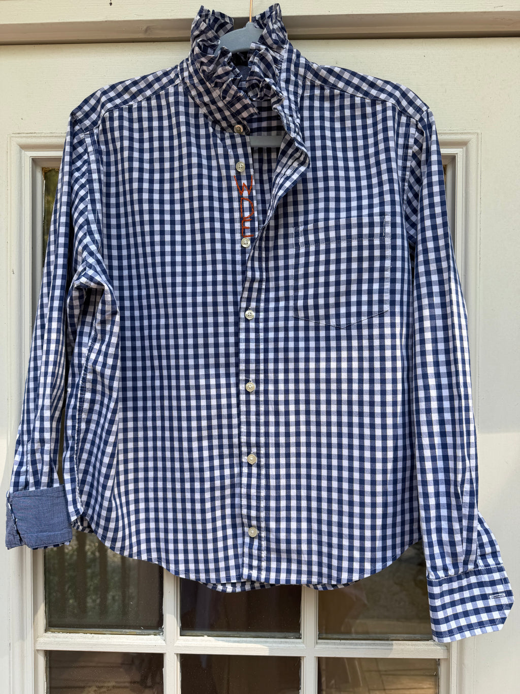 Lula’s Ruffled Gameday shirt Auburn