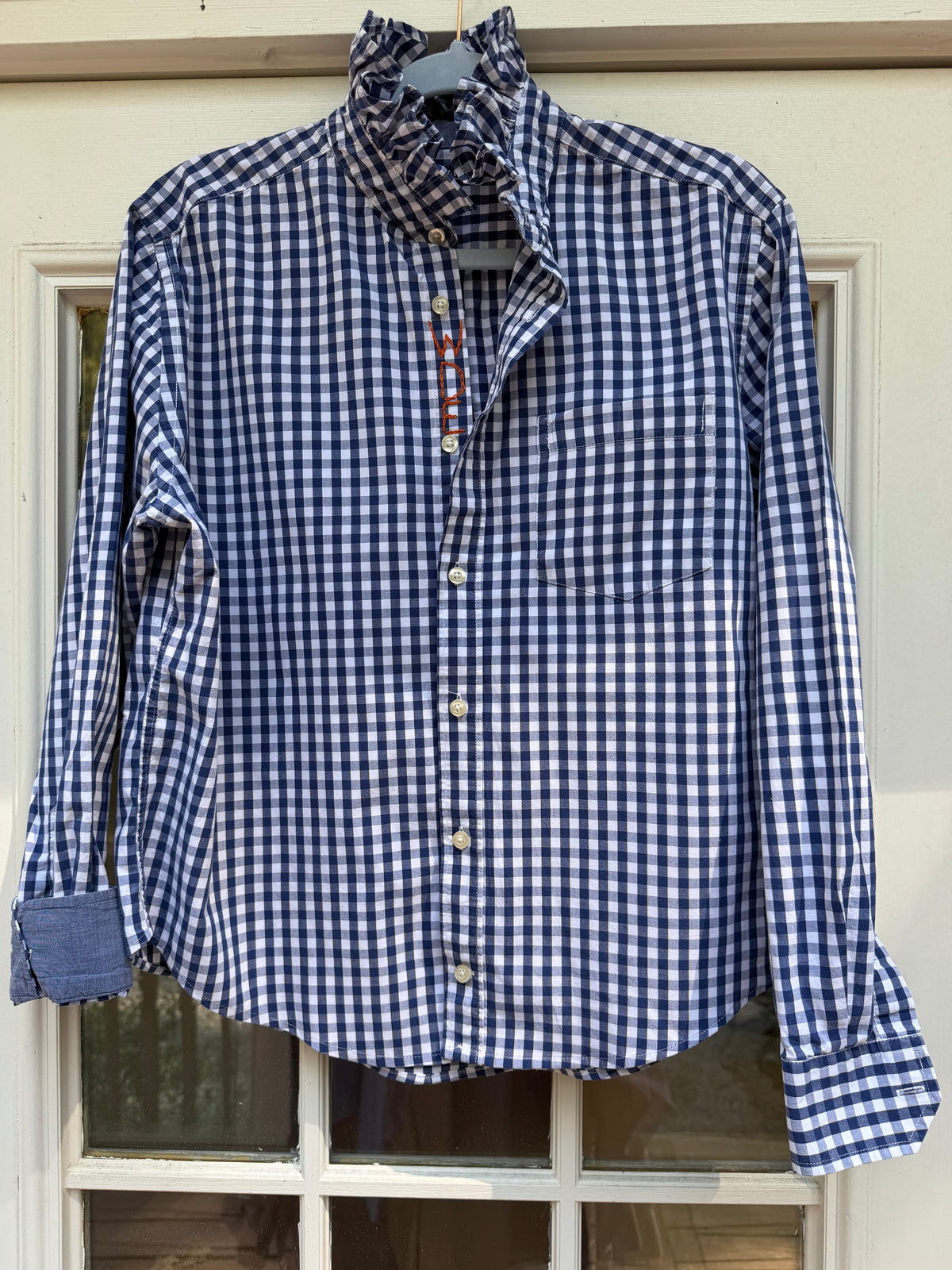 Lula’s Ruffled Gameday shirt Auburn