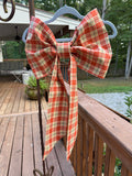 Lula’s Whimsical Bows “Orange & Green Fall Plaid”
