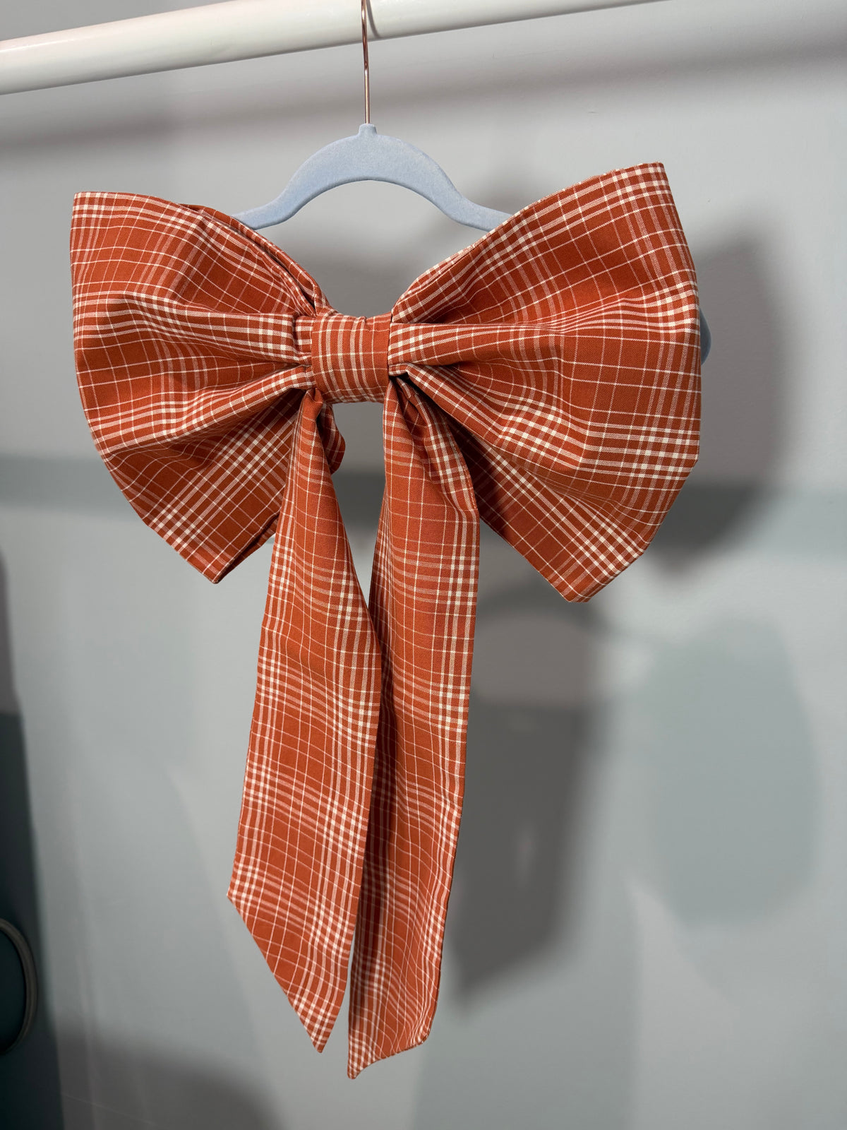 Lula’s Whimsical Bows “Orange & White Fall”