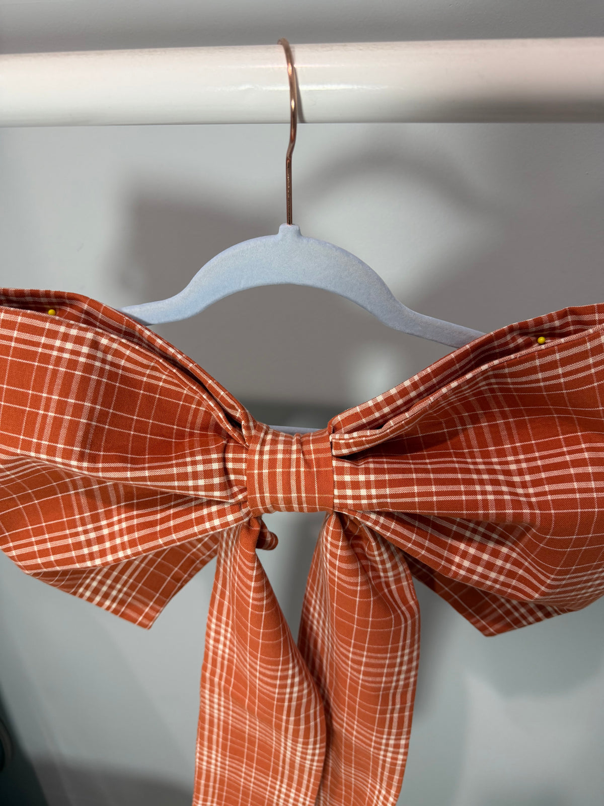 Lula’s Whimsical Bows “Orange & White Fall”