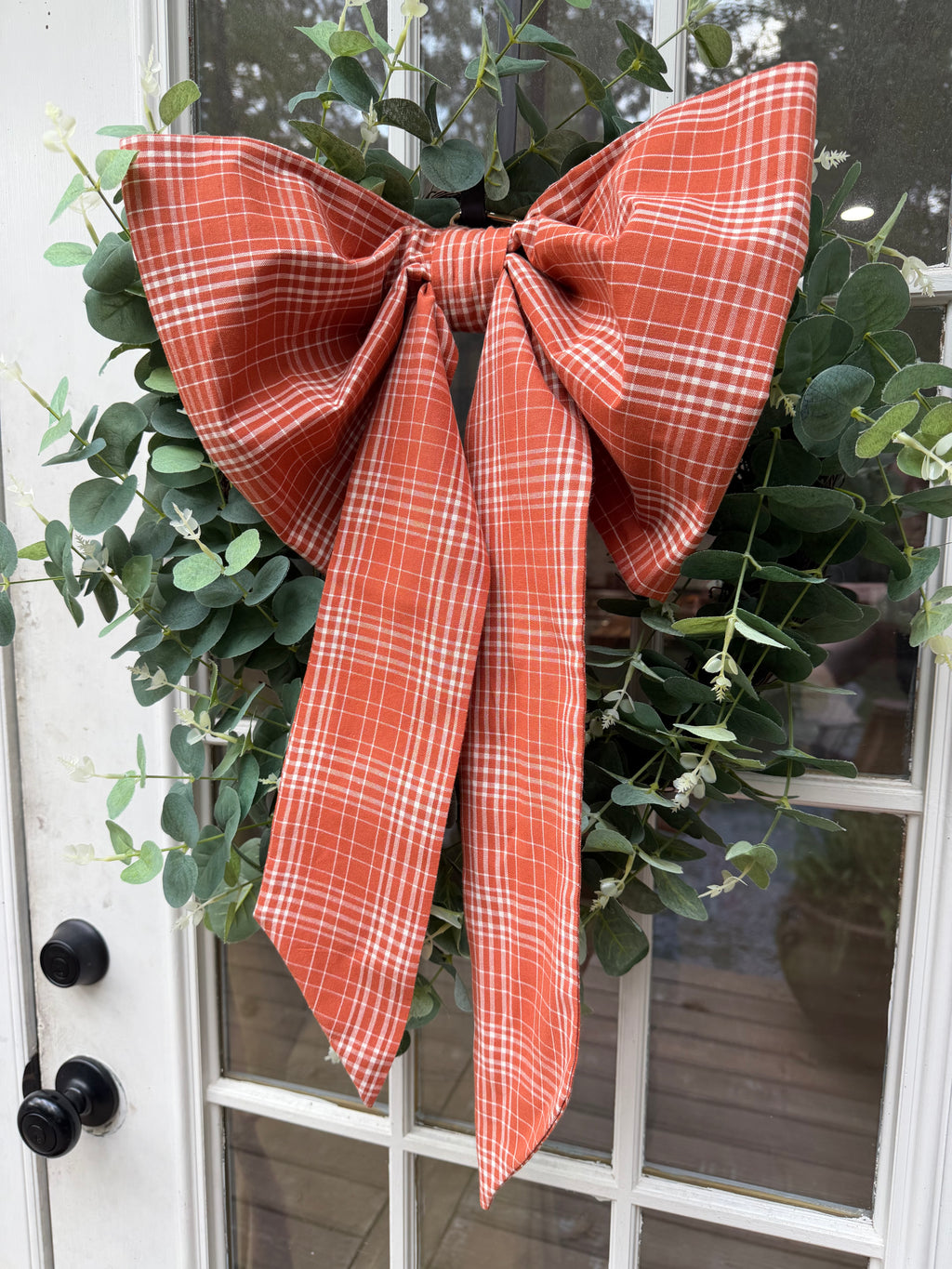 Lula’s Whimsical Bows “Orange & White Fall”