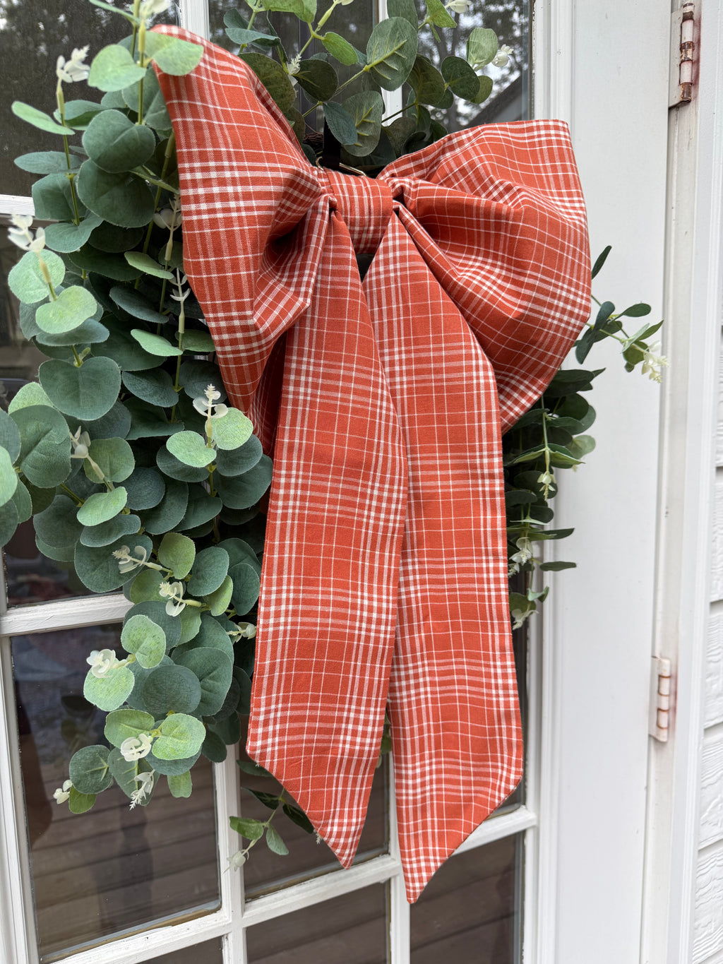 Lula’s Whimsical Bows “Orange & White Fall”