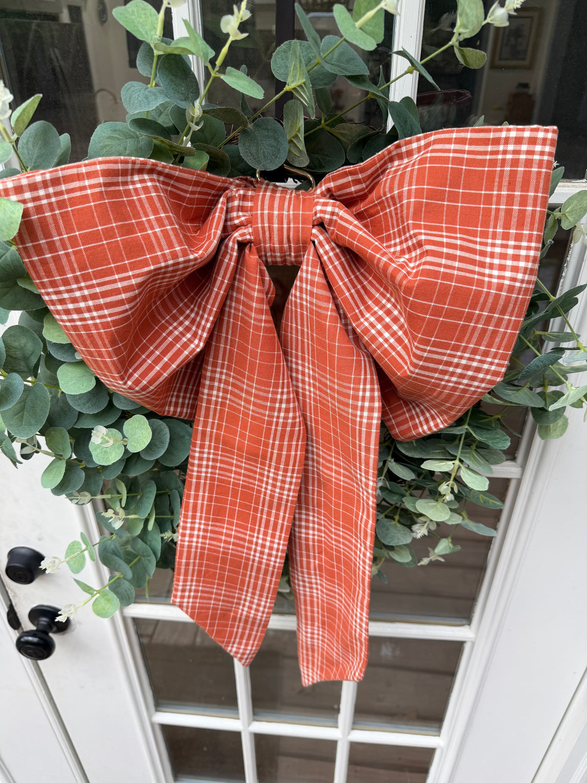 Lula’s Whimsical Bows “Orange & White Fall”
