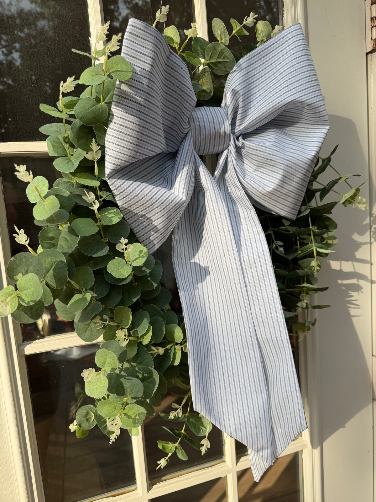 Lula’s Whimsical Bows “Bespoke Blue Stripe”